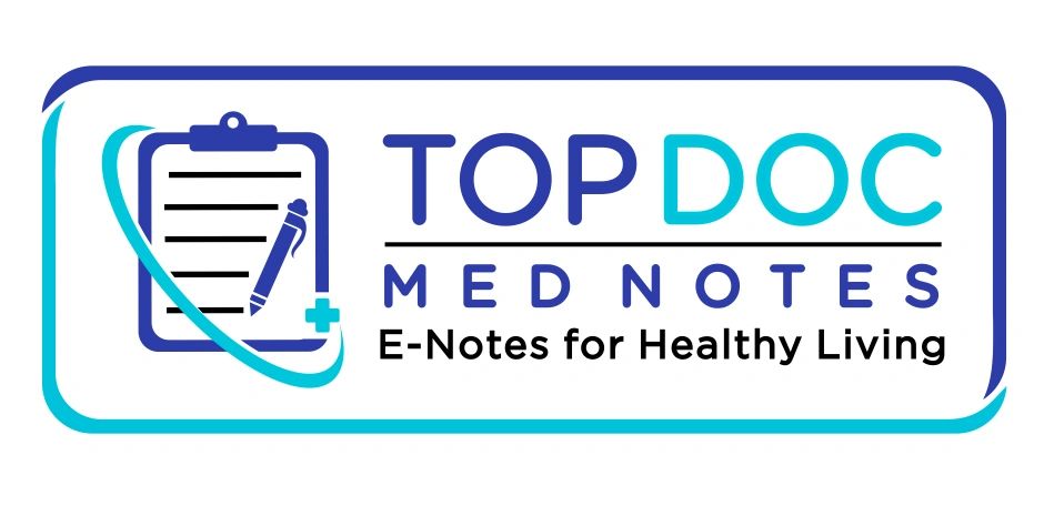 Logo for Top Doc Med Notes, E-Notes for Healthy Living.