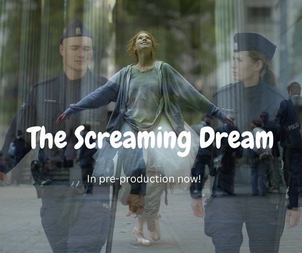 Promotional image for "The Screaming Dream" in pre-production.