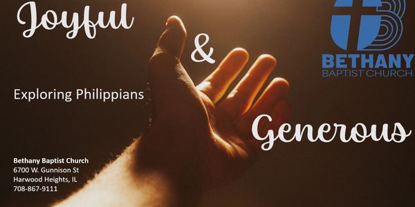 Joyful and generous preaching series on Philippians