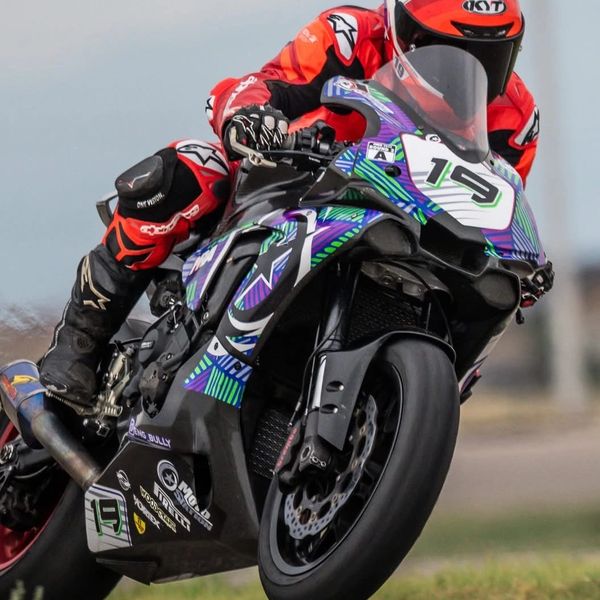 Dan Spurlock #19 going through Turn 2 @ Pueblo Motorsports Park.
