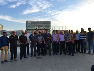 Richard Greiber and surgeons, August 2014 in Valencia, Spain.
