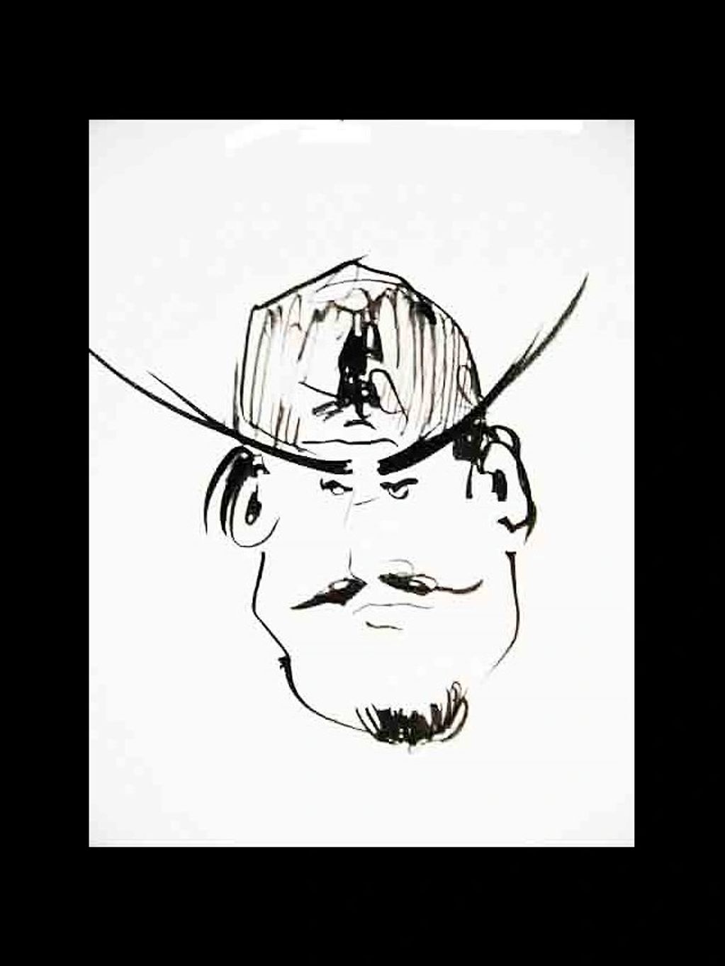 ink drawing upside-down faces
dibujo tinta negra doble caras
por oscar hecking