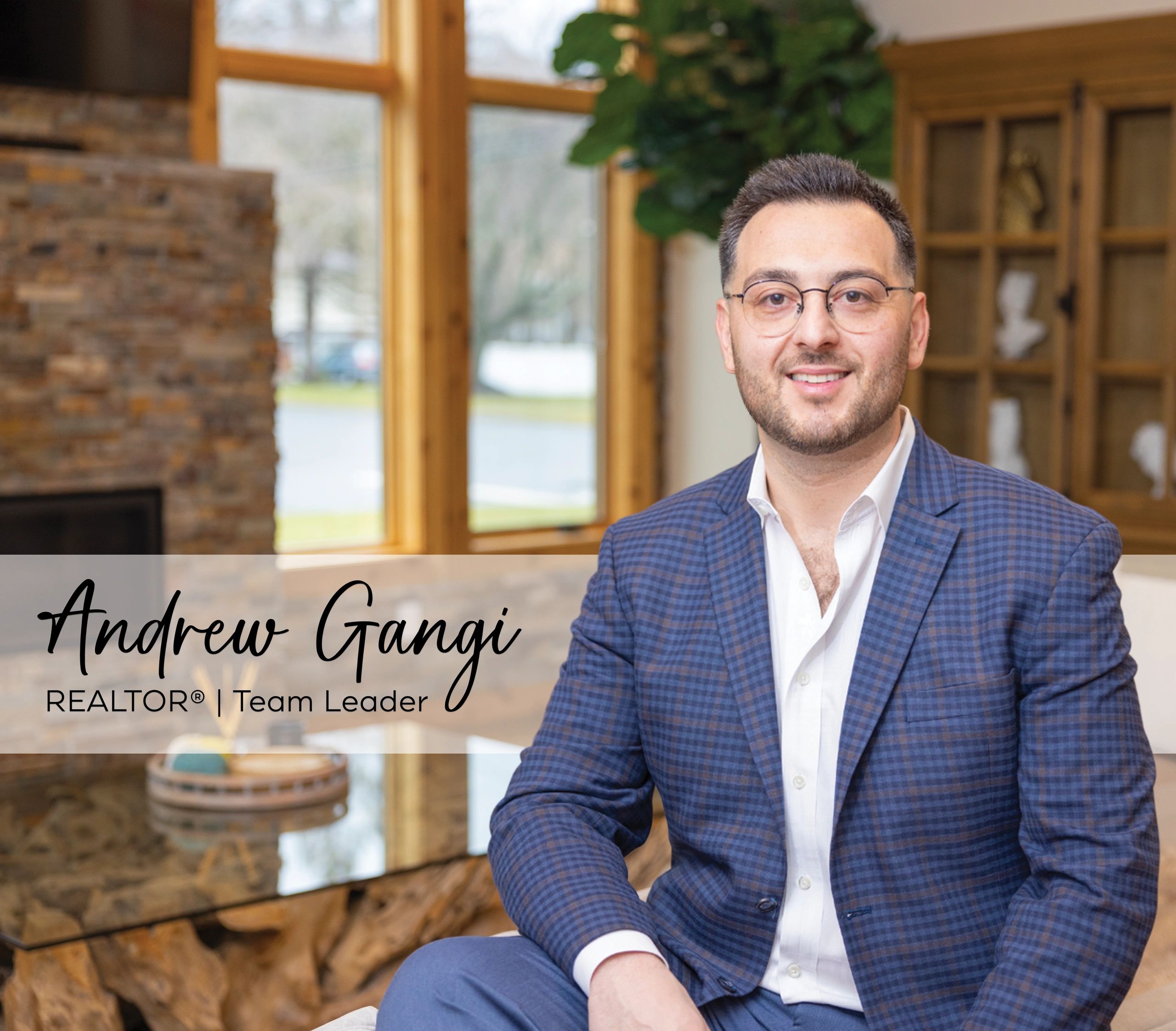 Portrait of Andrew Gangi, Realtor and Team Leader.