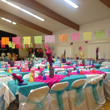 Our large hall that holds 200 people