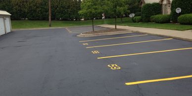Townhouse Numbers and Lines