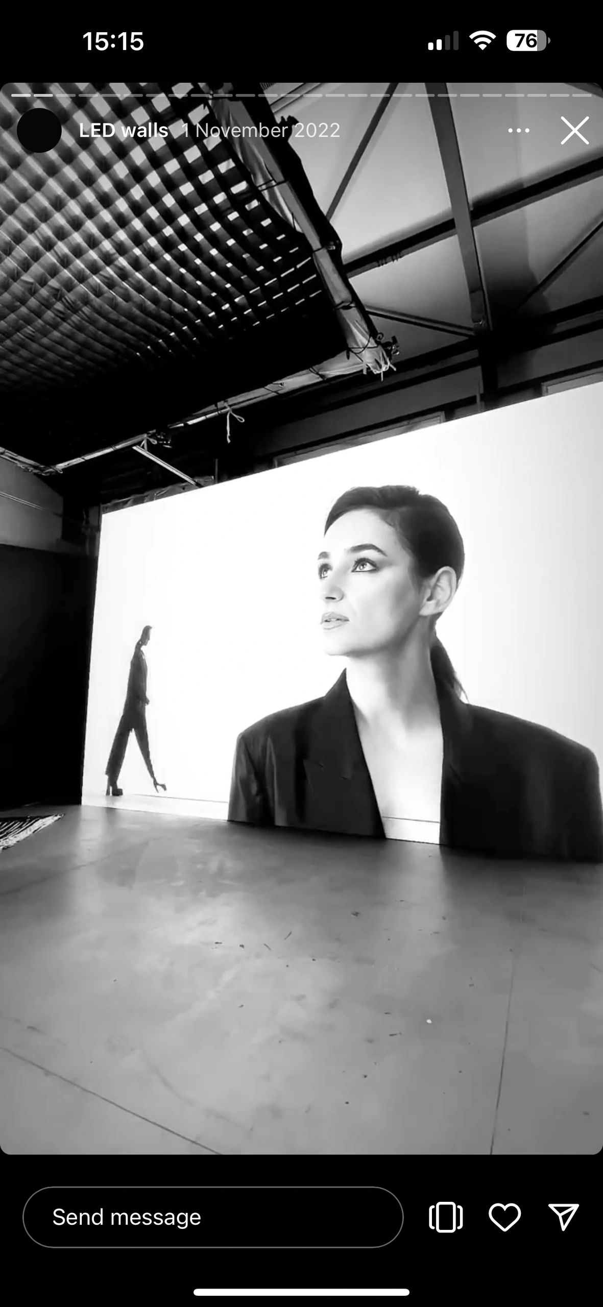 Mantis Digital Studio LED wall in Bucharest