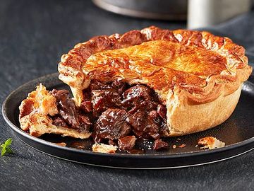 Premium Steak Pies. Born & reared in Malpas.