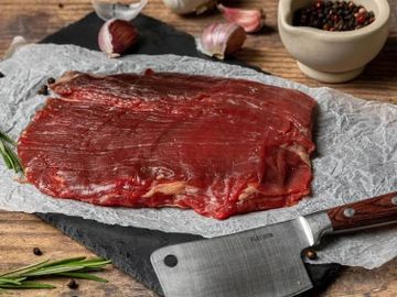 Beef Skirt also known as Goose with cleaver. Born & reared in Malpas.