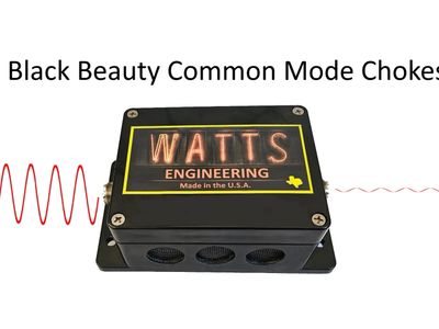 Watts Engineering Labs Chokes remove common mode current