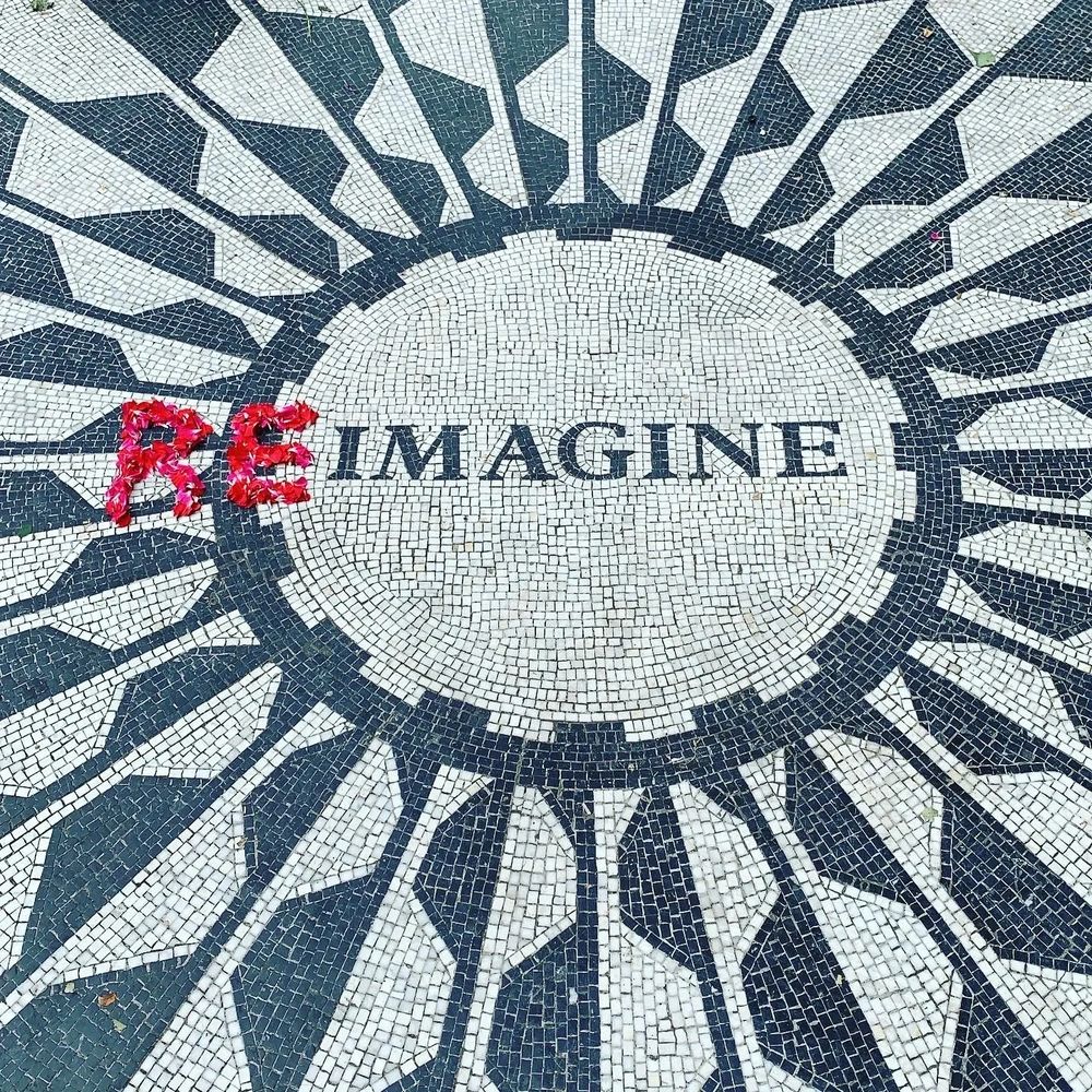 Imagine mosaic from Central Park