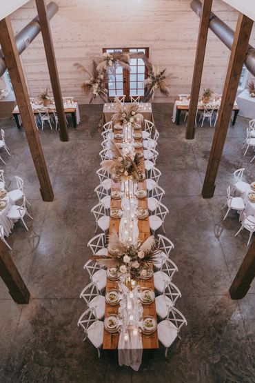 boho wedding tablescape, cranford hollow columbia tennessee
