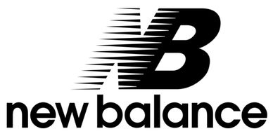 New Balance logo with stylized 'NB' and text.
