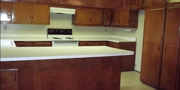 Open Kitchen and Dining Area Floor Plan