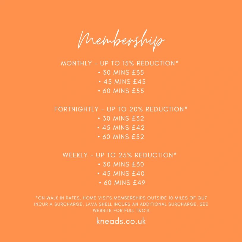 Details of membership pricing and sign up 