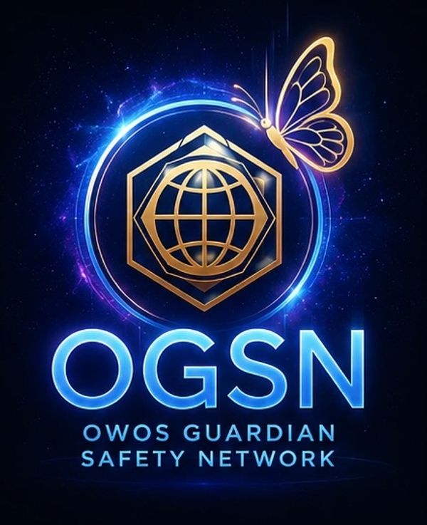 Logo of OKLN with a butterfly and a globe symbol.