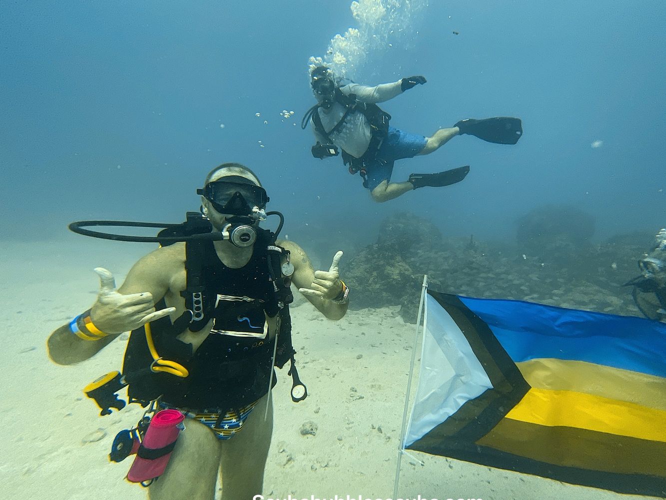 Underwater LGBTQ Pride Dive! 