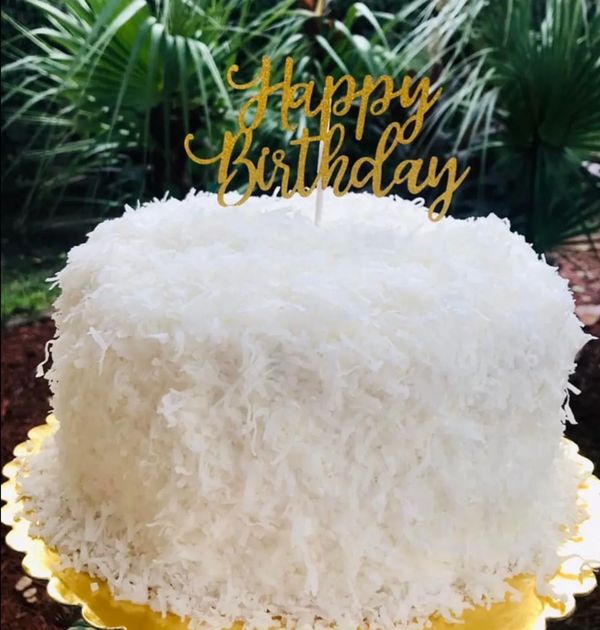 Miss Mae's Bakehouse Birthday Coconut Cake