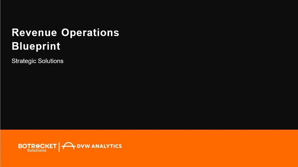 Revenue Operations Blueprint