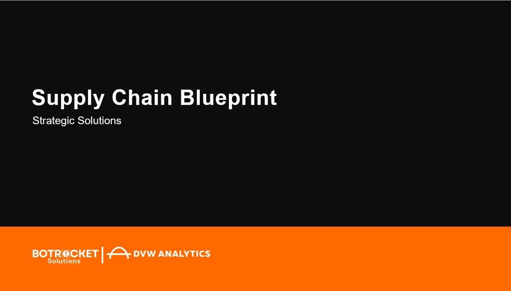 Supply Chain Blueprint