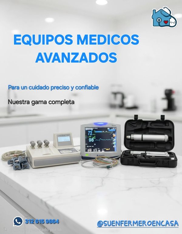  SU ENFERMEROENCASA: Tecnología Médica Avanzada para un Cuidado Preciso y Confiable.
​En Su Enfermer