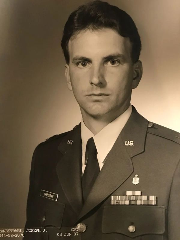 The Colonel while serving in the Air Force