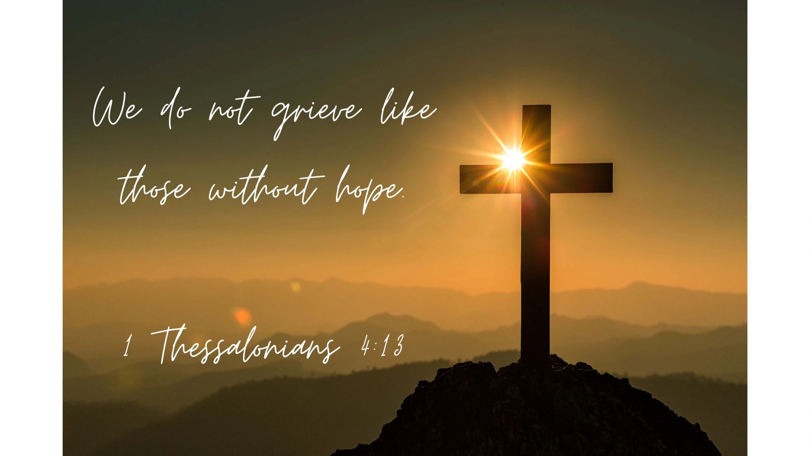 Grief can find Comfort in Hope
