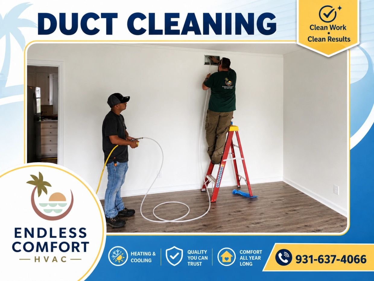 Duct cleaning service by Endless Comfort HVAC.