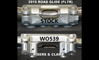 2015 Road Glide clamping system
