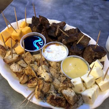 Our Legendary Paddler Platter! Also comes with mixed vegetables!