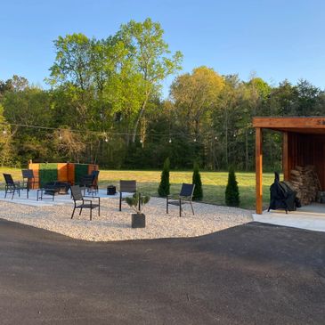 landscape design, rocks, stone