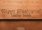 Roger's handcarved Leather - leather goods, batavia, ohio
