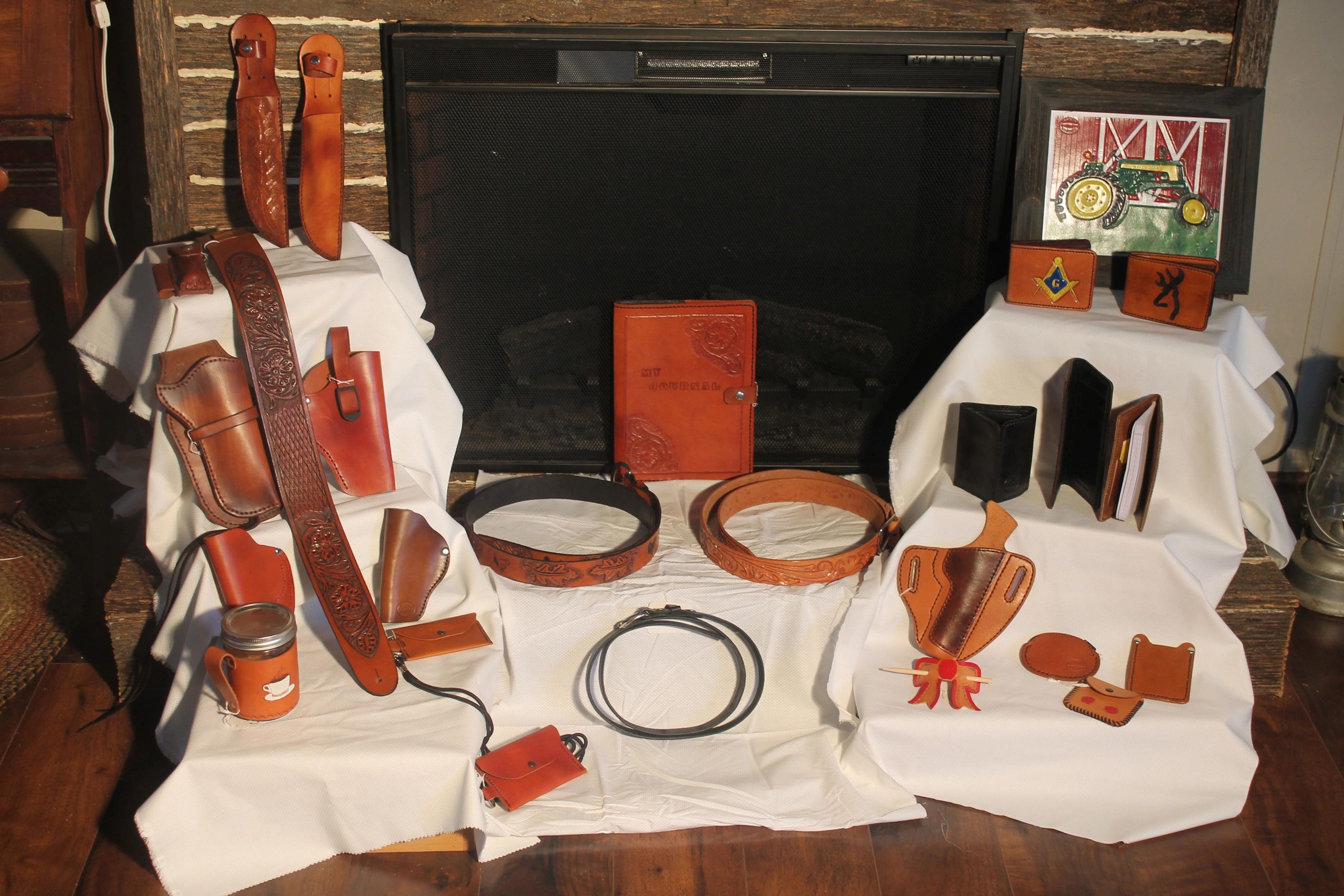 Handcrafted Leather Goods Roger's Handcarved Leather