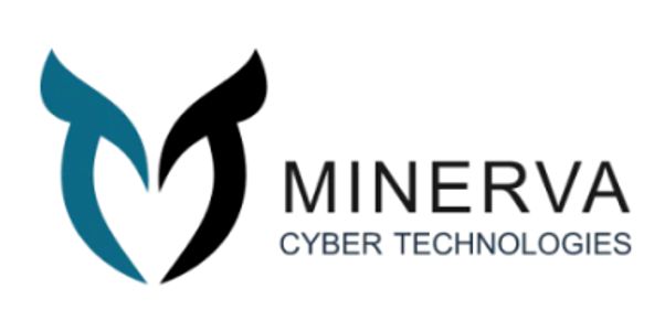 Minerva Cyber Technologies logo with a stylized emblem.