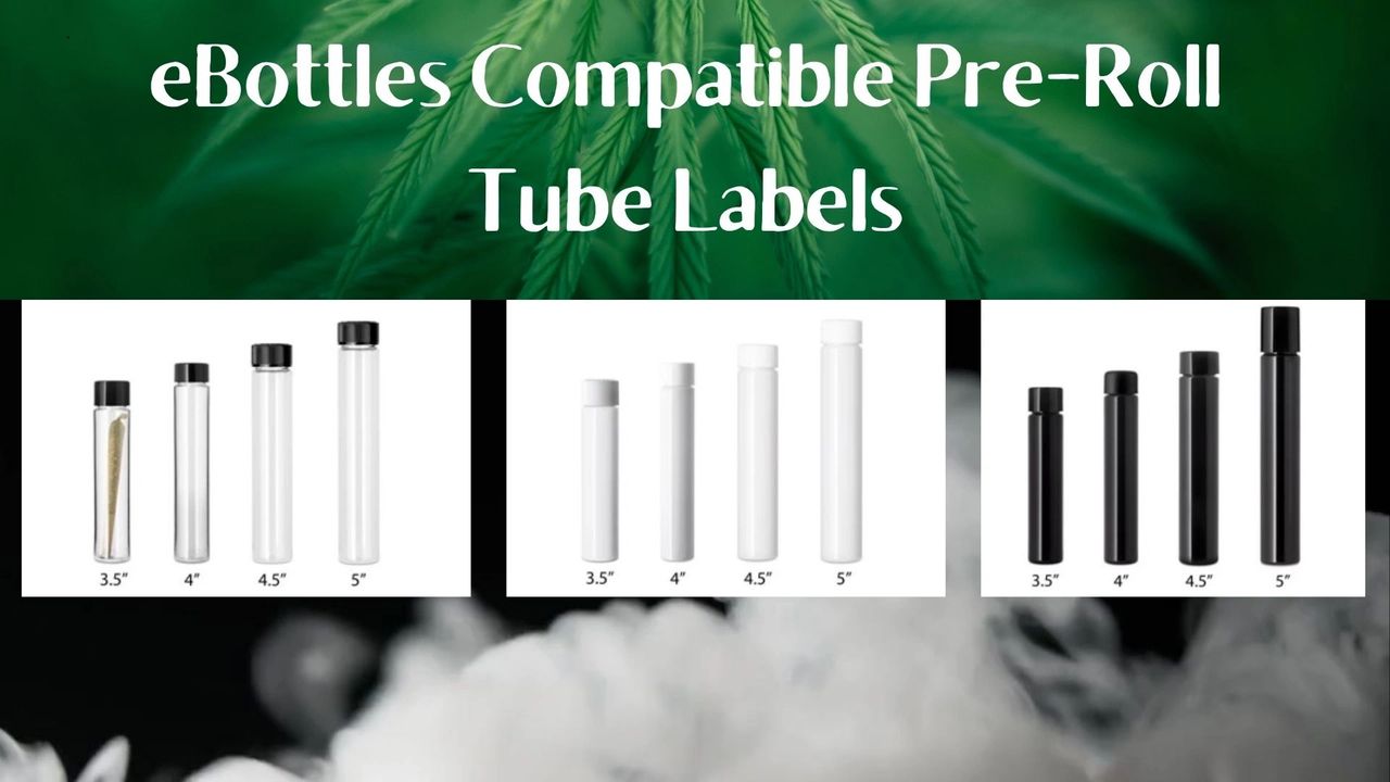 Custom Pre-roll Tubes Labels