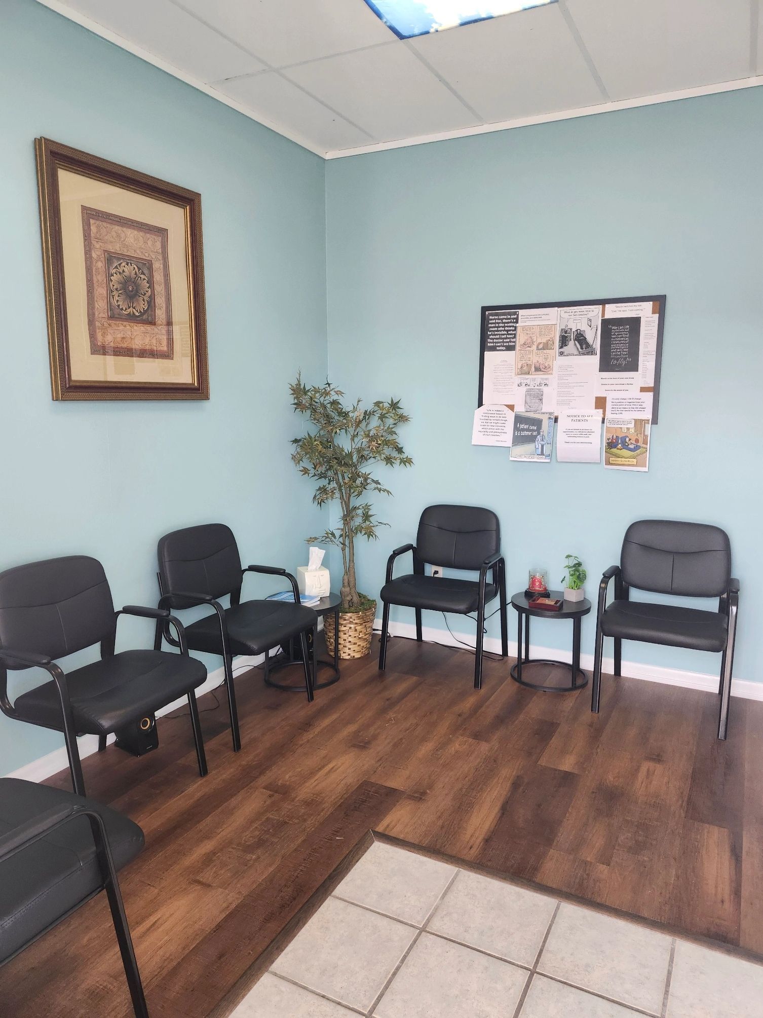 Waiting Room, Iglepsych. 8 Racetrack Rd NW. Ketamine, weight loss, GLP-1, medical marijuana