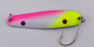 Fishing Spoon with a Treble Hook 3oz Silver – 3rd Coast Fishin and Tackle