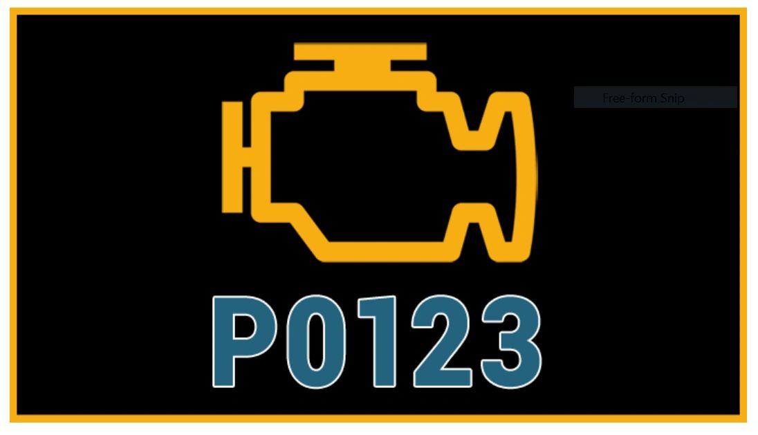 P0123 OBDII Trouble Code Throttle Pedal Position Sensor/Switch