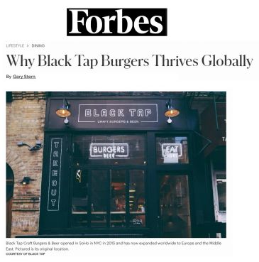 Black Tap featured in Forbes