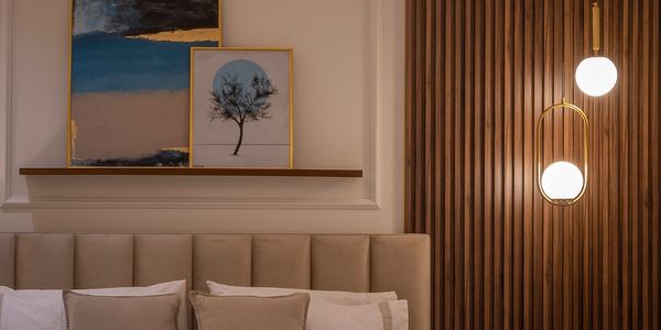 Customized hand-painted wall paintings by Bahraini female artists for HF Design clients