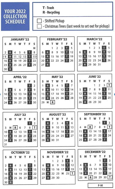 Baltimore County Trash Schedule 2022 County Services