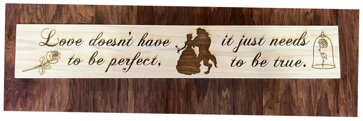 Beauty and the Beast sign