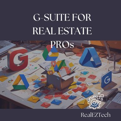 G-suite, in a mess and a board showing how it can be tamed and organized