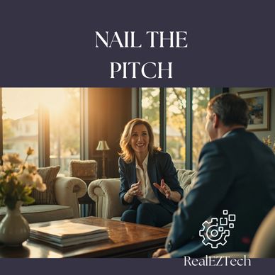 Real Estate agent presenting to a cliennt in an engaged and excited room.