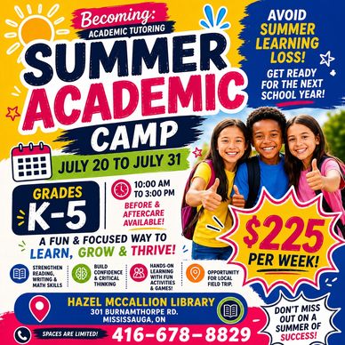 Summer Camp: July 2026