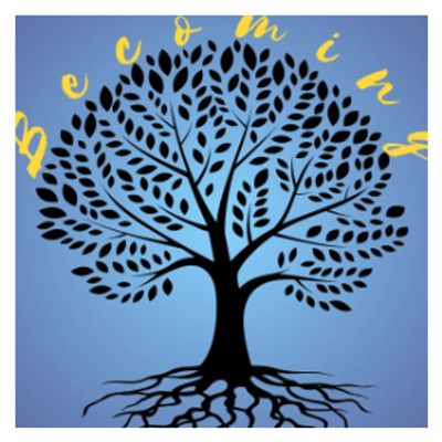 logo; a tree representing growth