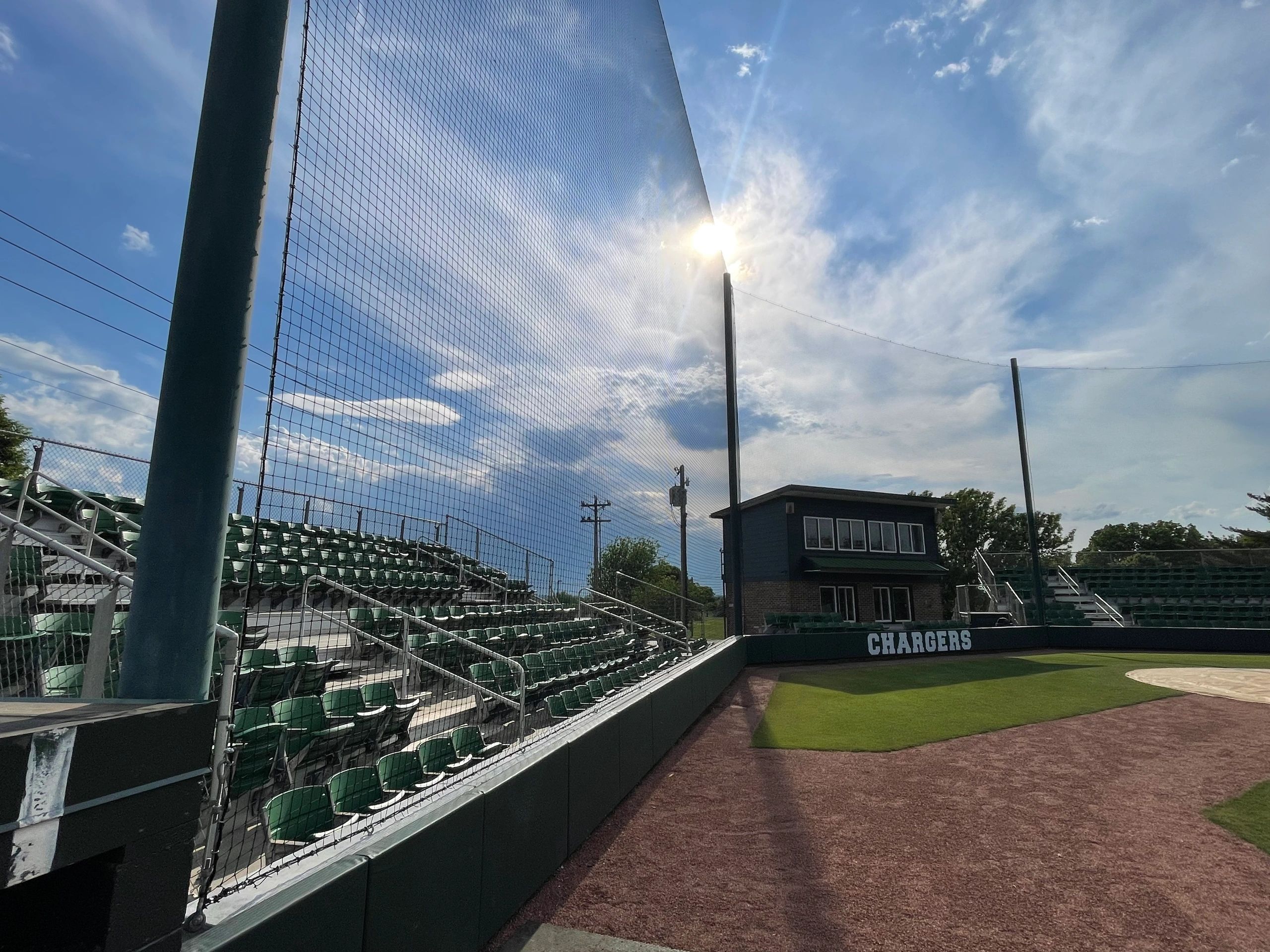 Backstop Netting at Dave Hall Field, Columbia State Community College