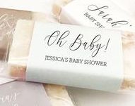 We offer custom wedding and baby shower favors.