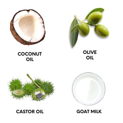 Coconut Oil Olive Oil Castor Oil Goat Milk