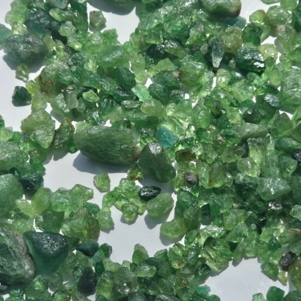Green Crystals Gemstone emerald