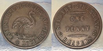 Queensland Trade Token - Stewart & Hemmant, Drapers, Brisbane & Rockhampton